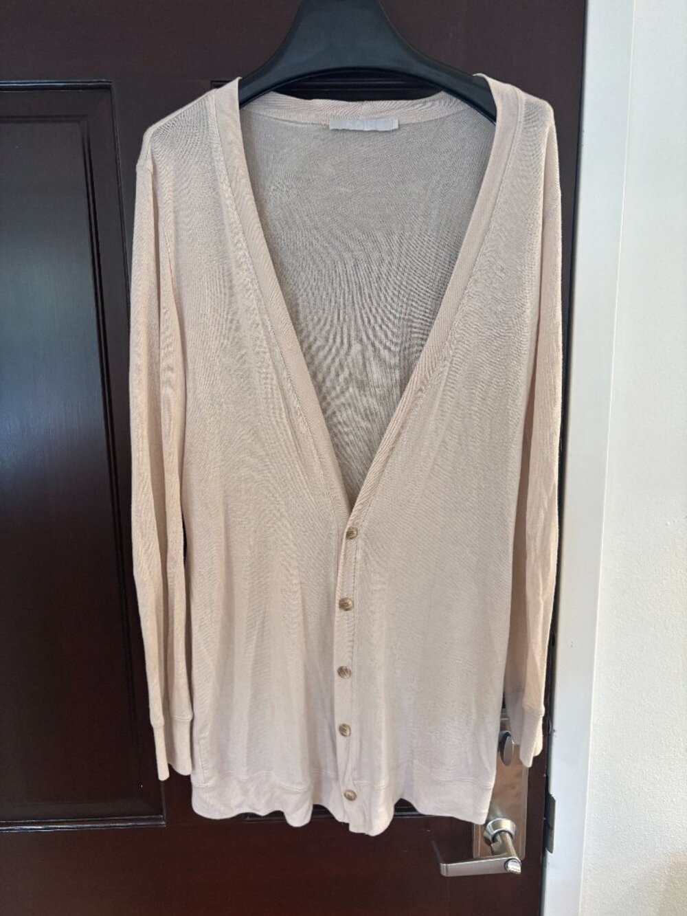 KAIN Label Cream Button Down Cardigan
